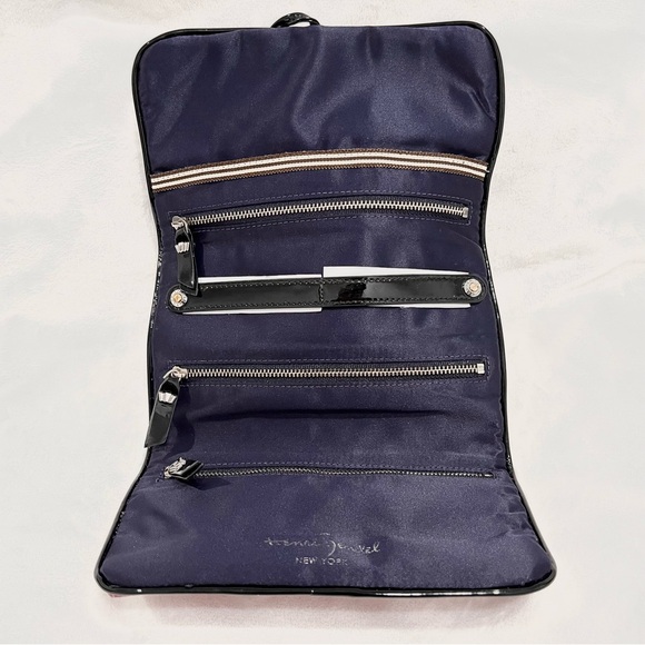 Henri Bendel Snaked Skin Embossed Travel Jewelry Roll Holder With Dust B… - Picture 7 of 8